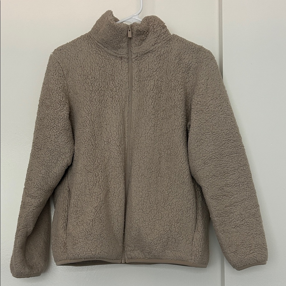 Uniqlo Women's Fleece Jacket - Tan